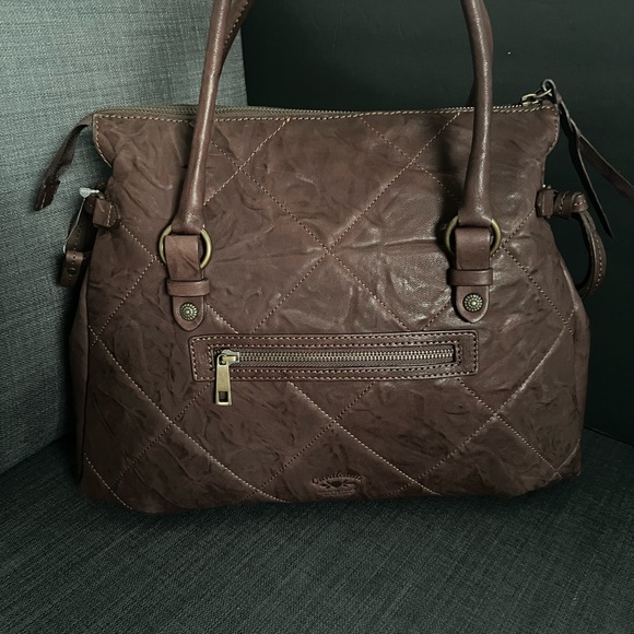 NWT CAVALCANTI COLLECTION TOTE HANDBAG ITALIAN LEATHER - Picture 3 of 9